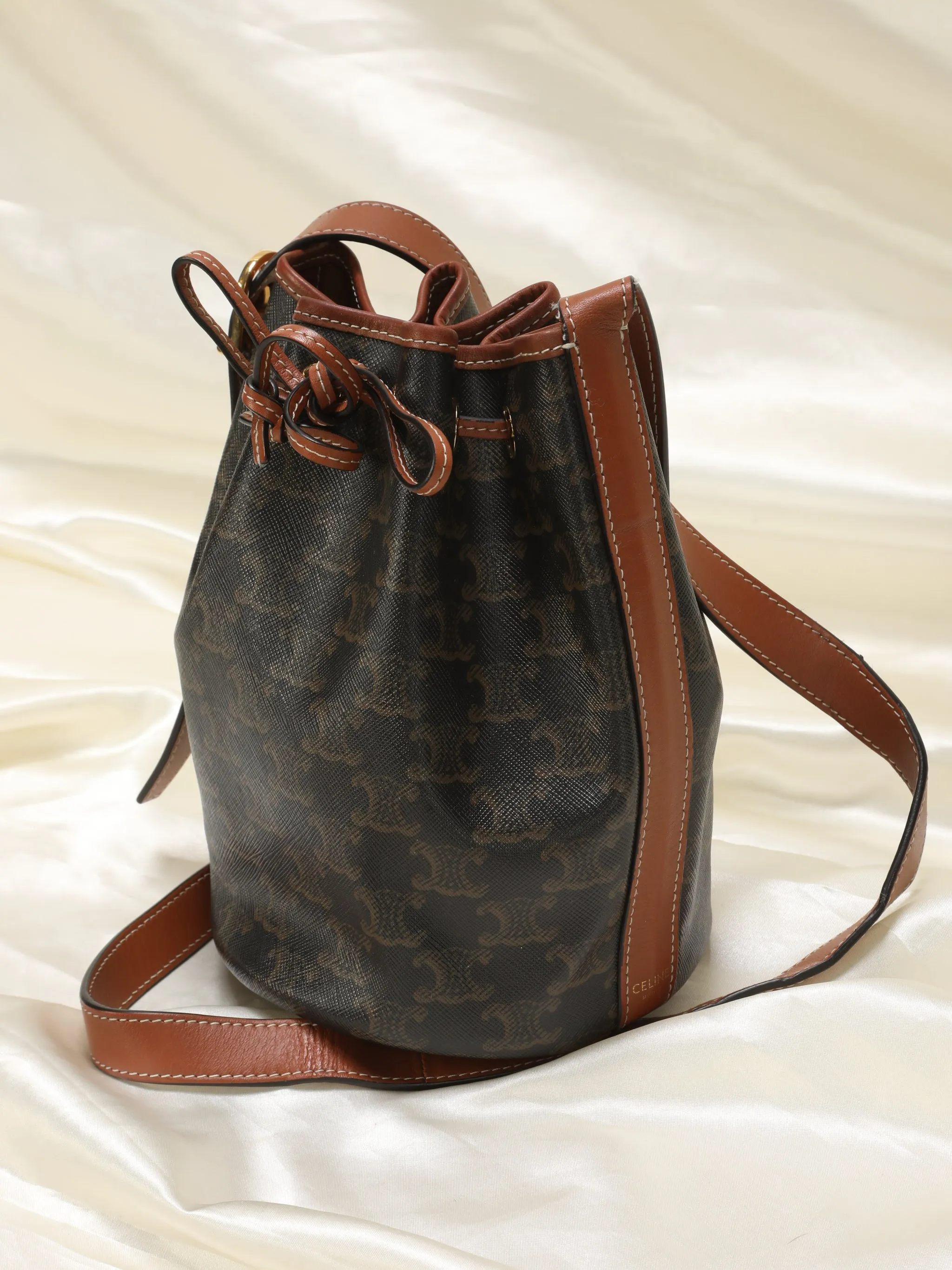 Celine Triomphe Bucket Bag