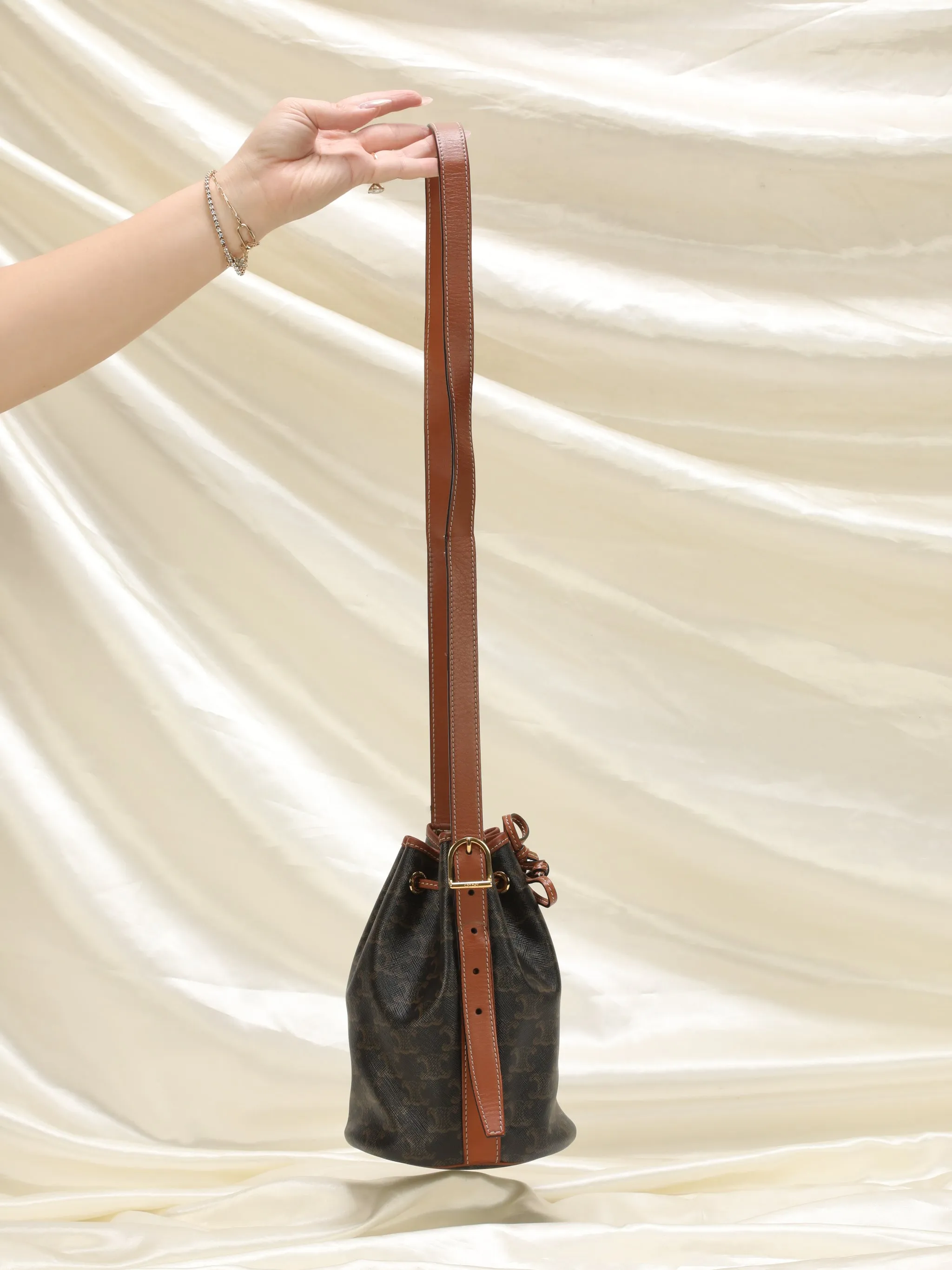 Celine Triomphe Bucket Bag