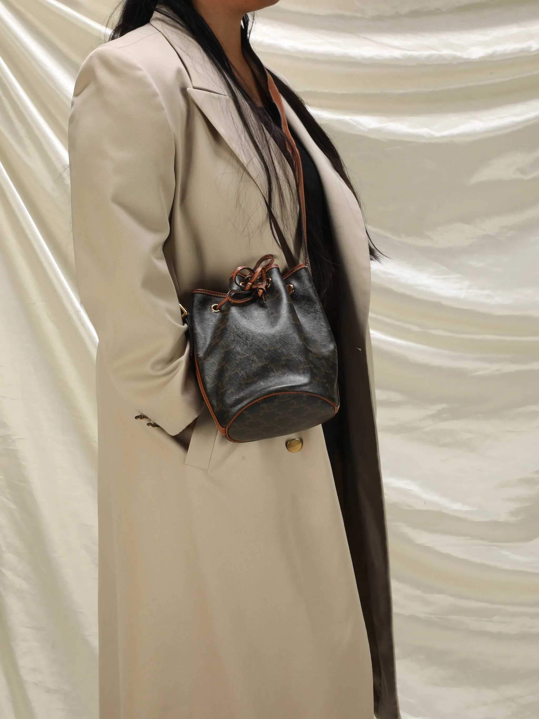 Celine Triomphe Bucket Bag