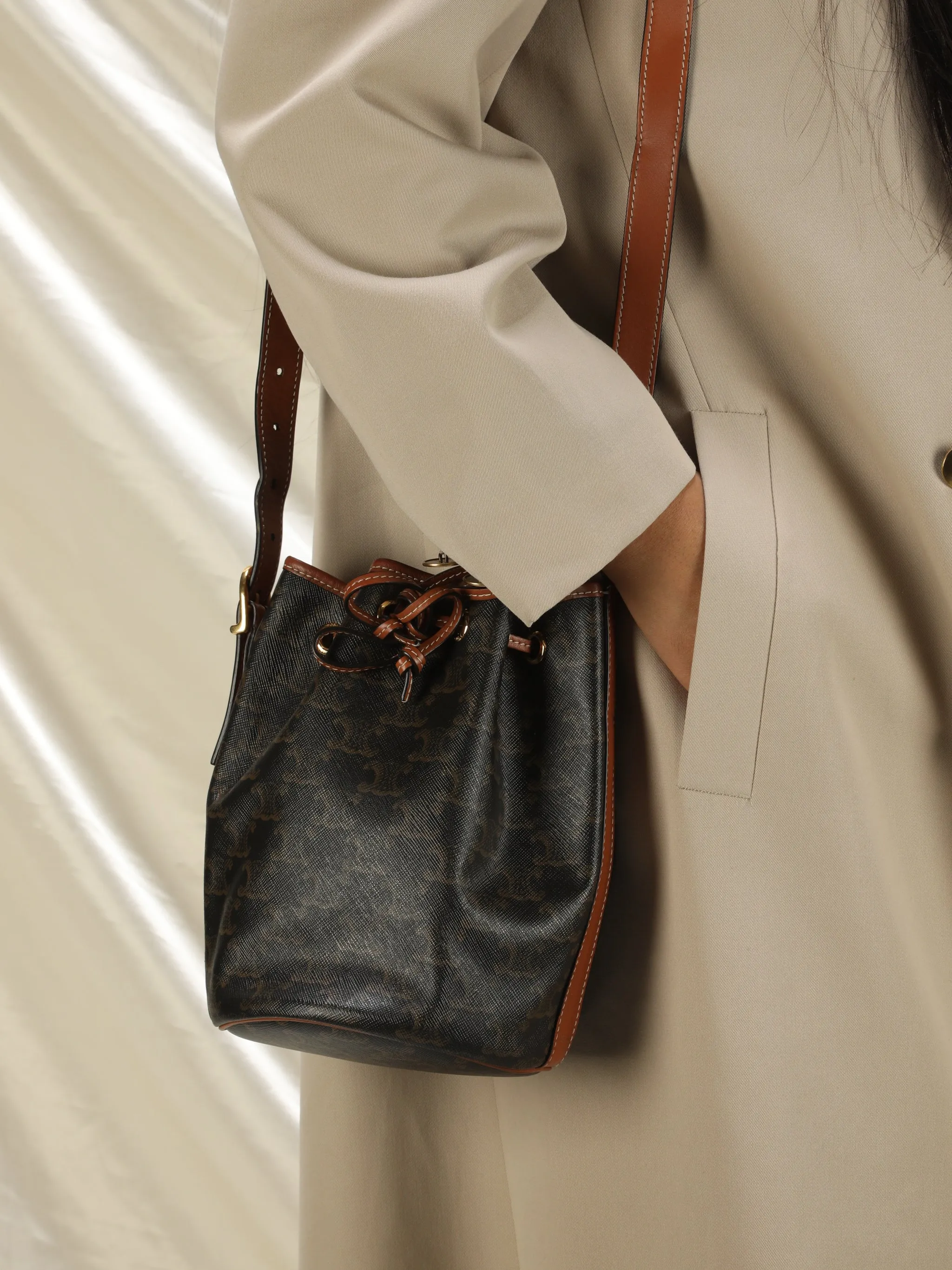 Celine Triomphe Bucket Bag