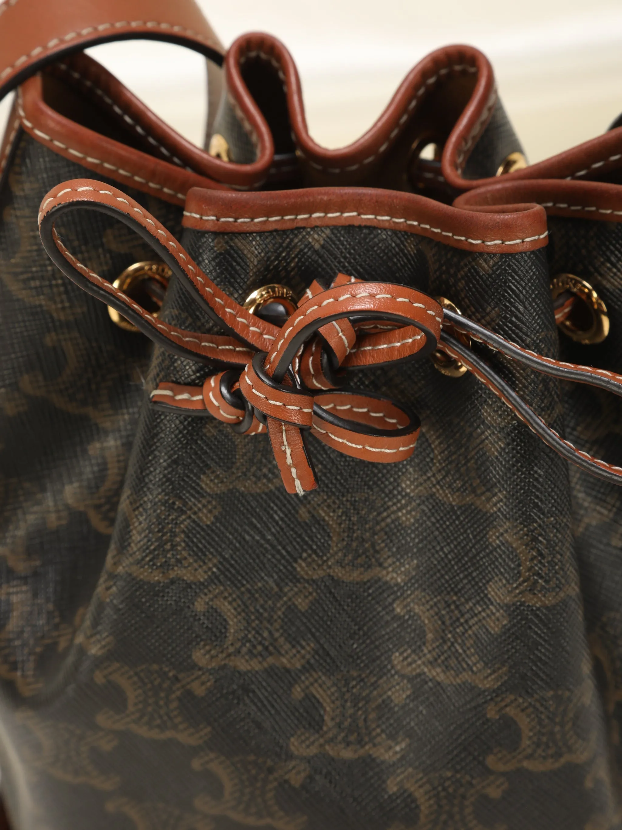 Celine Triomphe Bucket Bag
