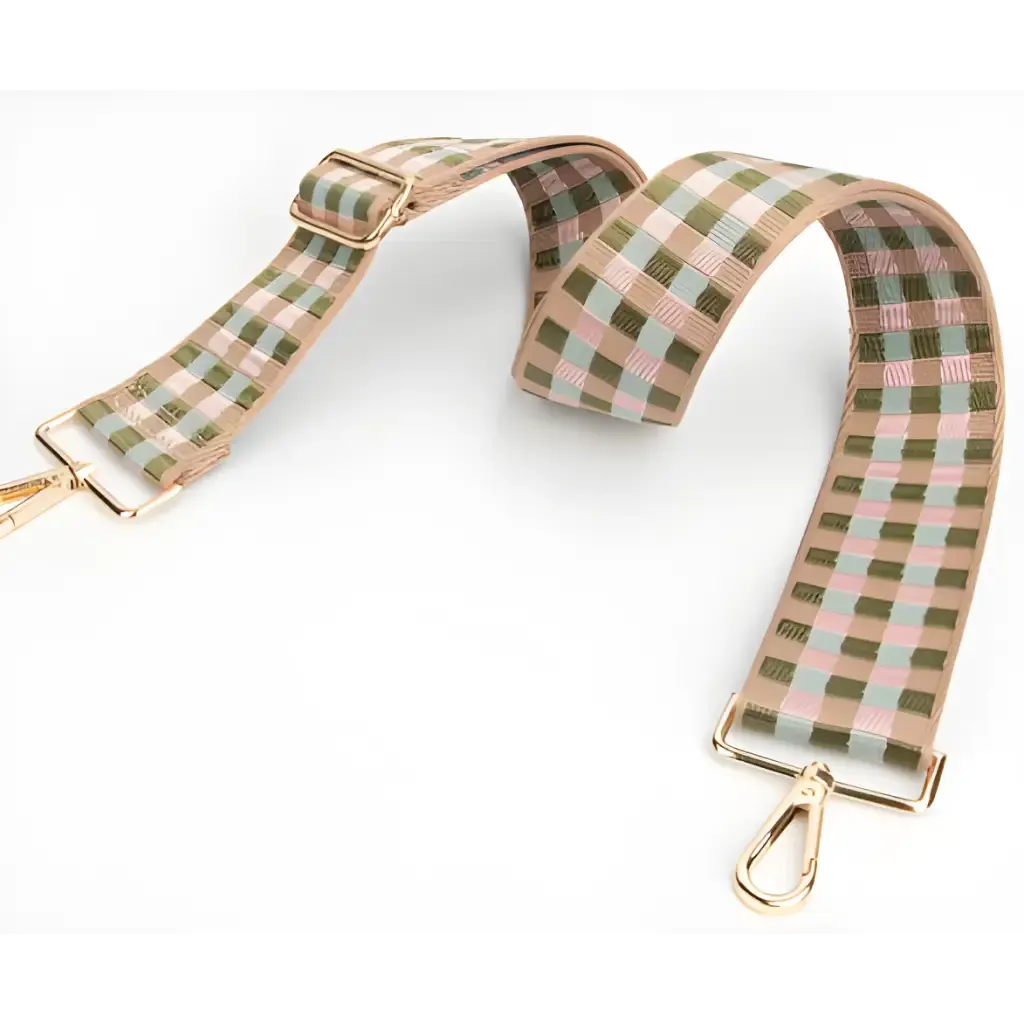 Checkerboard Adjustable Purse Straps for a Fun Style Upgrade