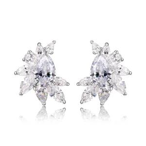 Cluster Pear Earring