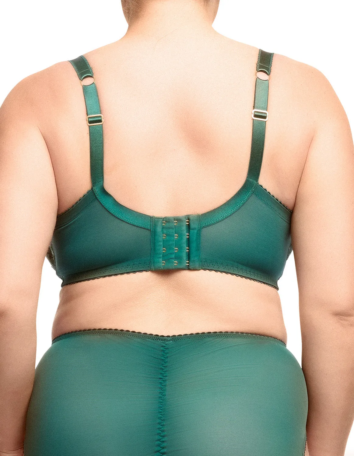 Cora Full Figure Bra - Juniper