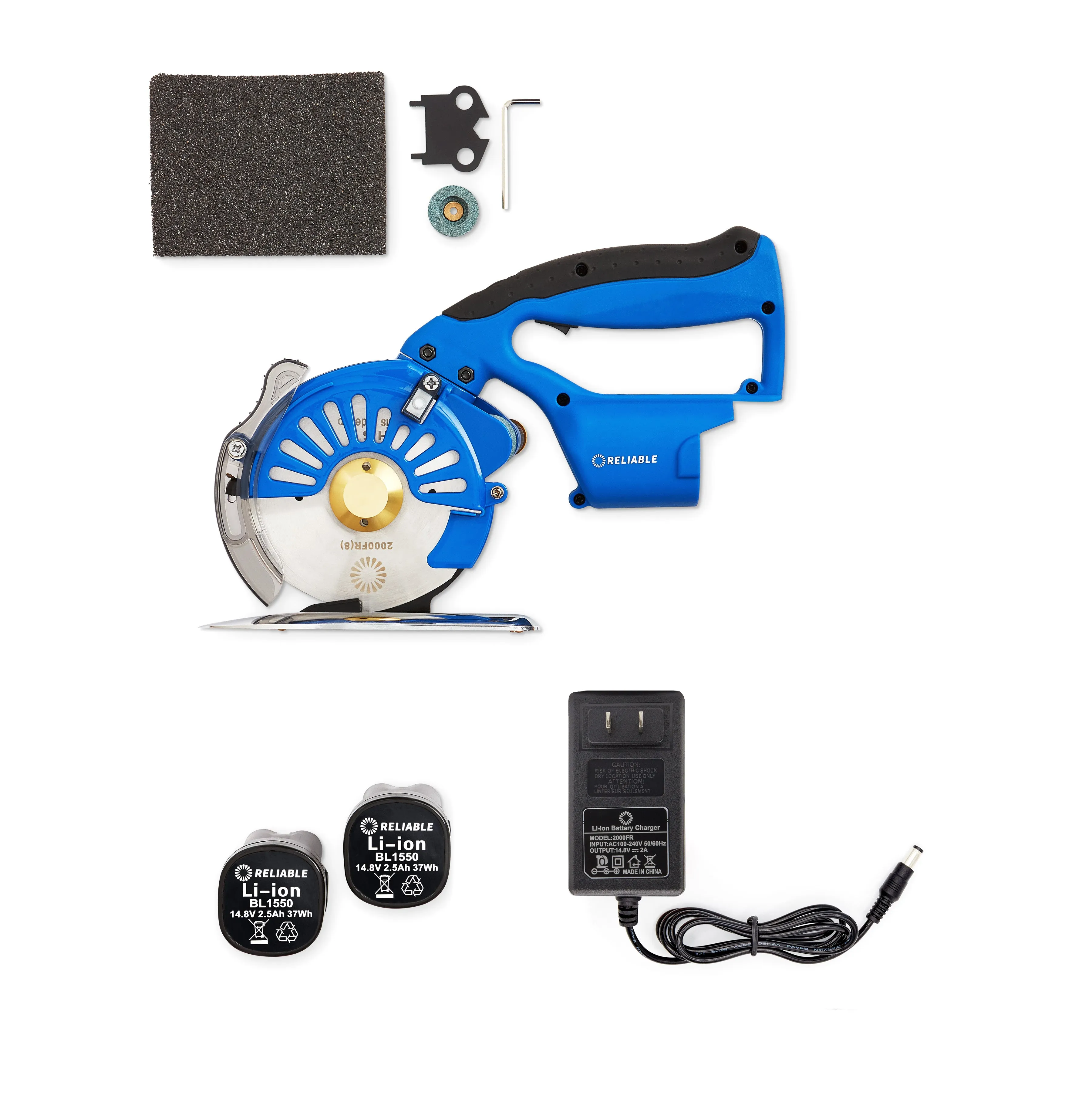 Cordless Cloth Cutting Machine with 2 Batteries and Charger - Refurbished