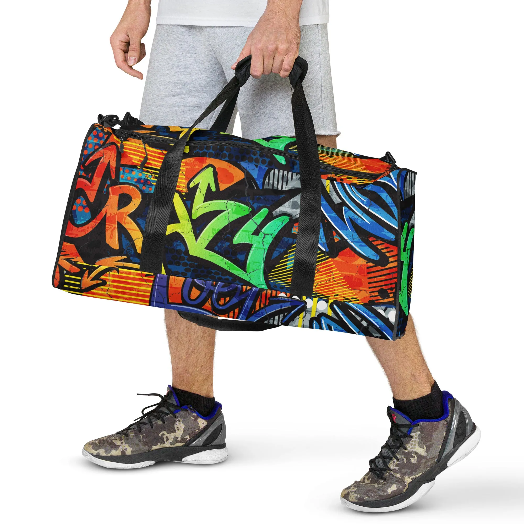 Crazy Graffiti Duffle bag