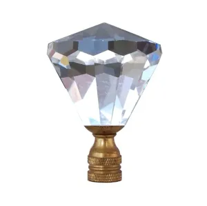 Crystal Prism Style Lamp Finial – Rich, Luxe Design