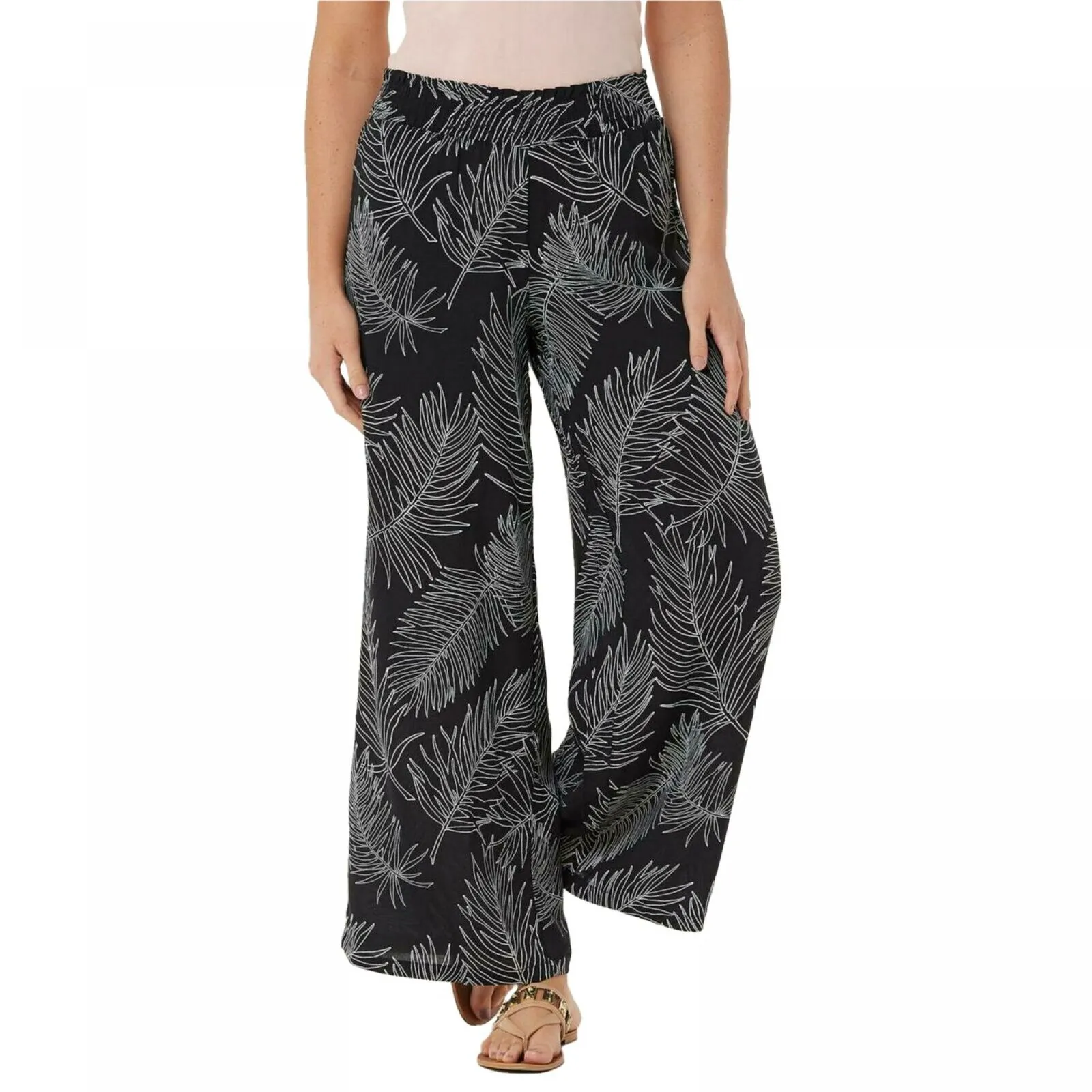 Cuddl Duds Women's Sun Cool Breeze Wide-Leg Pants