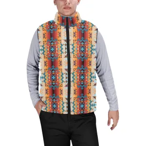 Dark Sandway Men's Padded Vest Jacket