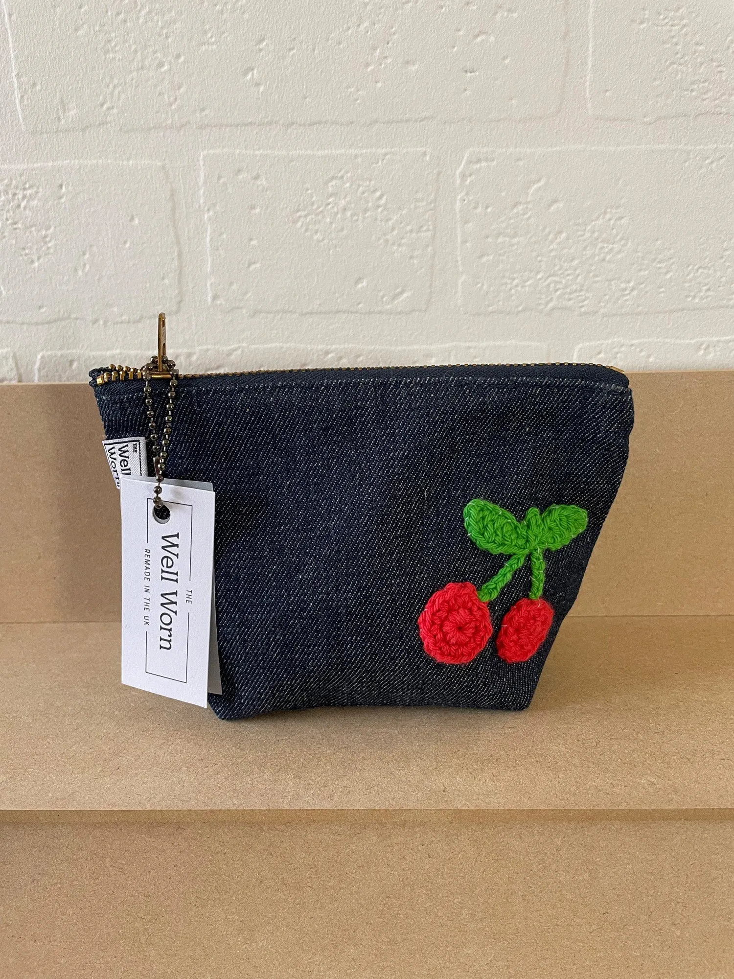 Denim Crochet Purse
