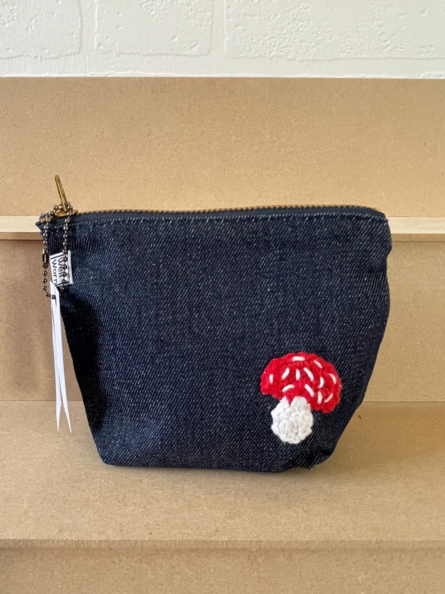 Denim Crochet Purse