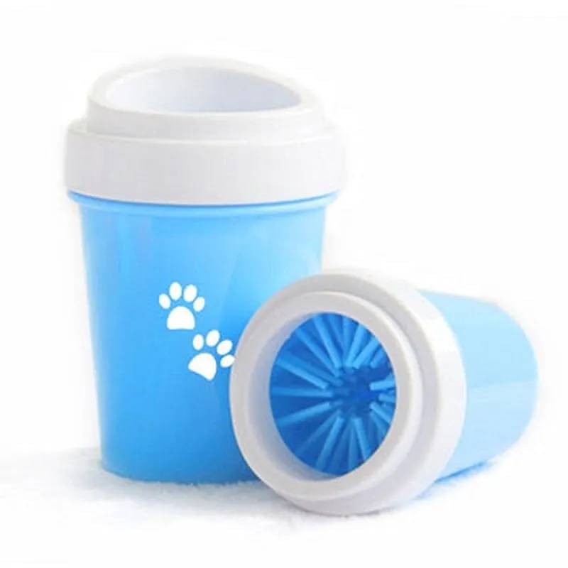 Dog Paw Cleaner Cup for Dogs Feet Washer Portable Pet Cat Dirty Paw Cleaning Cup Soft Silicone Foot