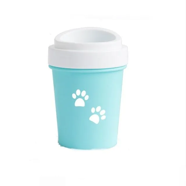 Dog Paw Cleaner Cup for Dogs Feet Washer Portable Pet Cat Dirty Paw Cleaning Cup Soft Silicone Foot