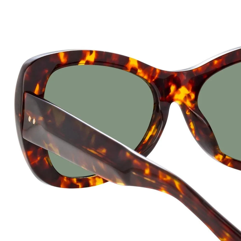 Dries Van Noten 195 Round Sunglasses in Tortoiseshell