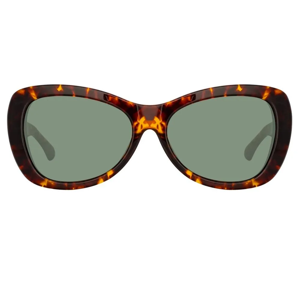 Dries Van Noten 195 Round Sunglasses in Tortoiseshell