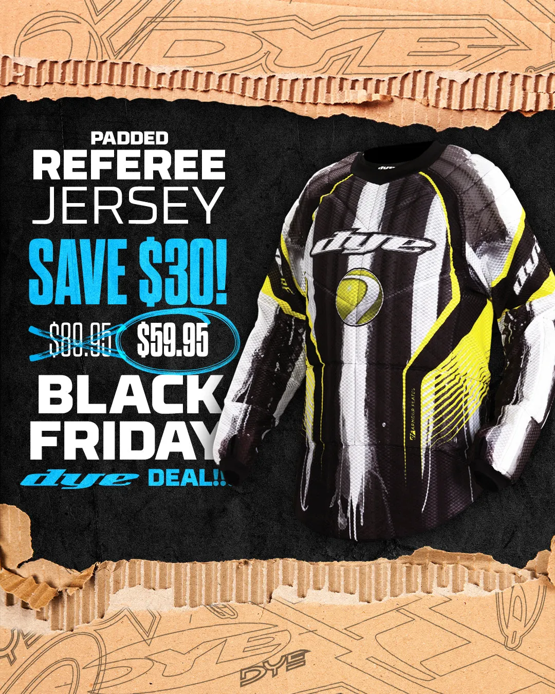 DYE Referee Jersey - BLACK FRIDAY SPECIAL