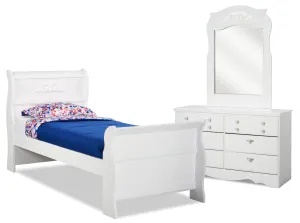 Eastleigh 5-Piece Twin Sleigh Bedroom Set