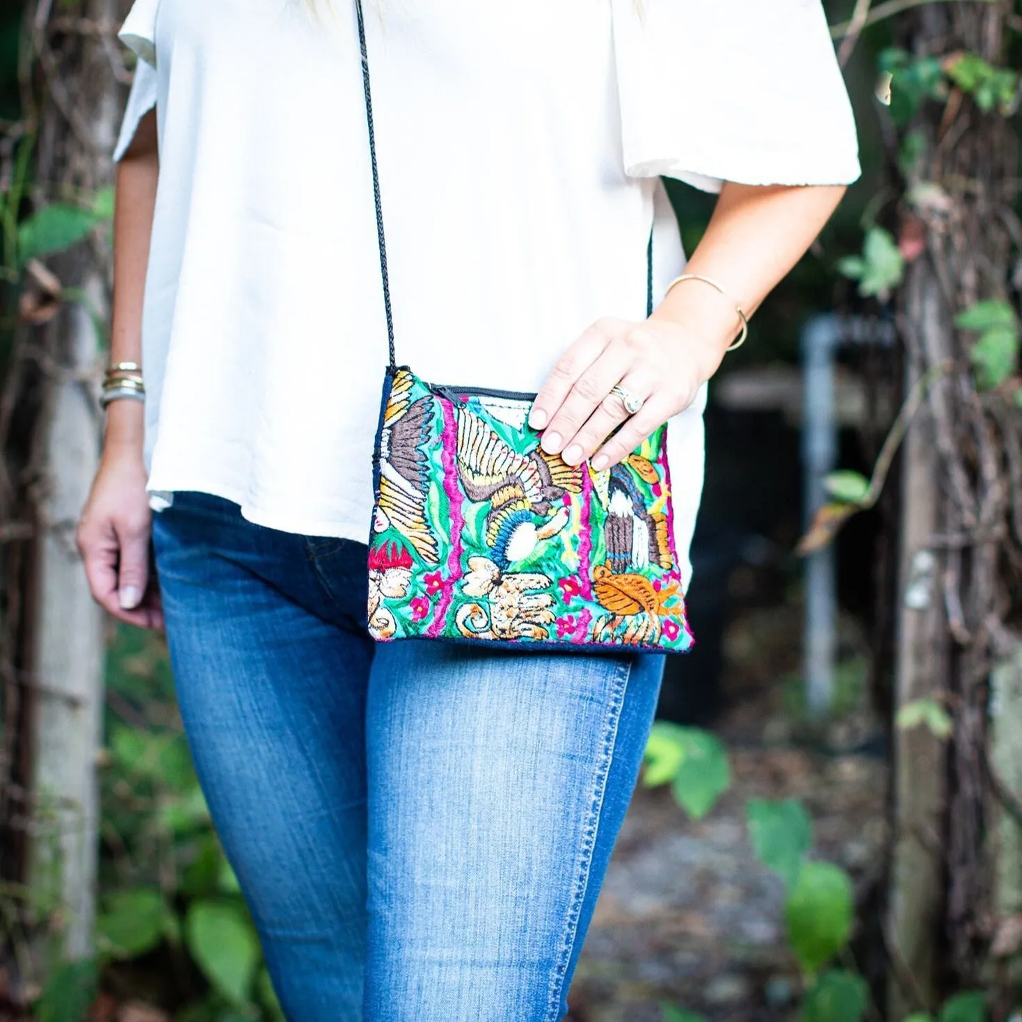 Embroidered Flower Passport