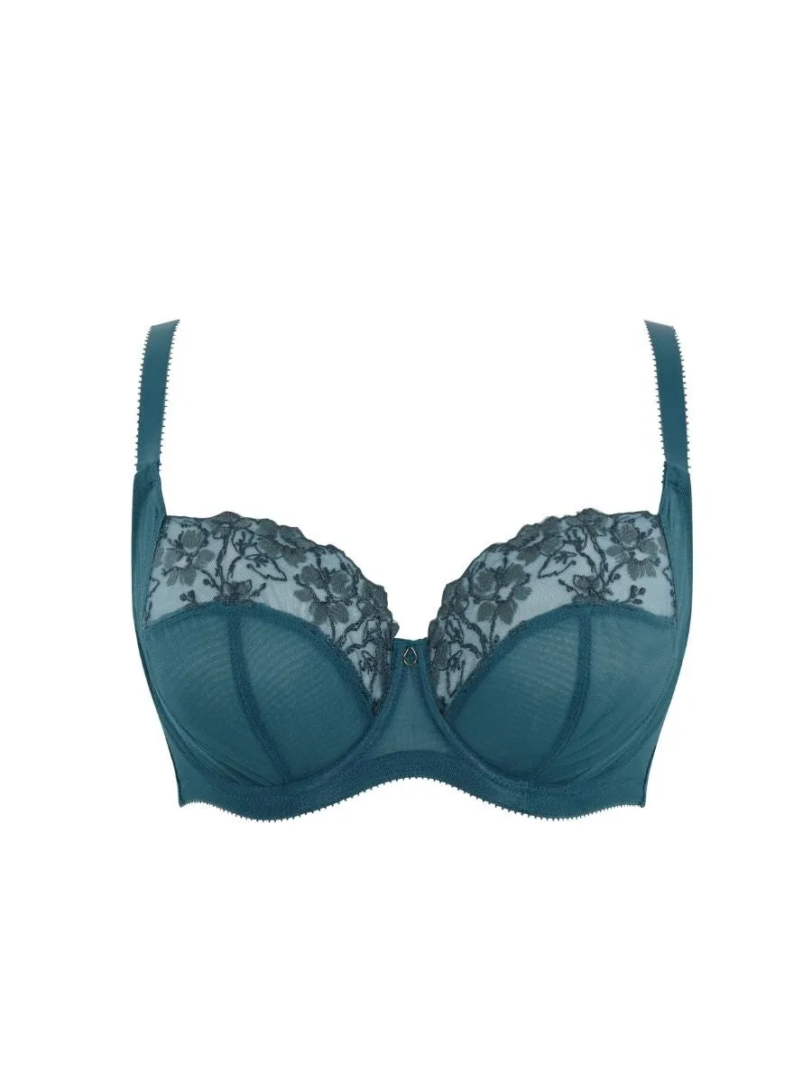 Emilia Full Cup Bra - Midnight Teal