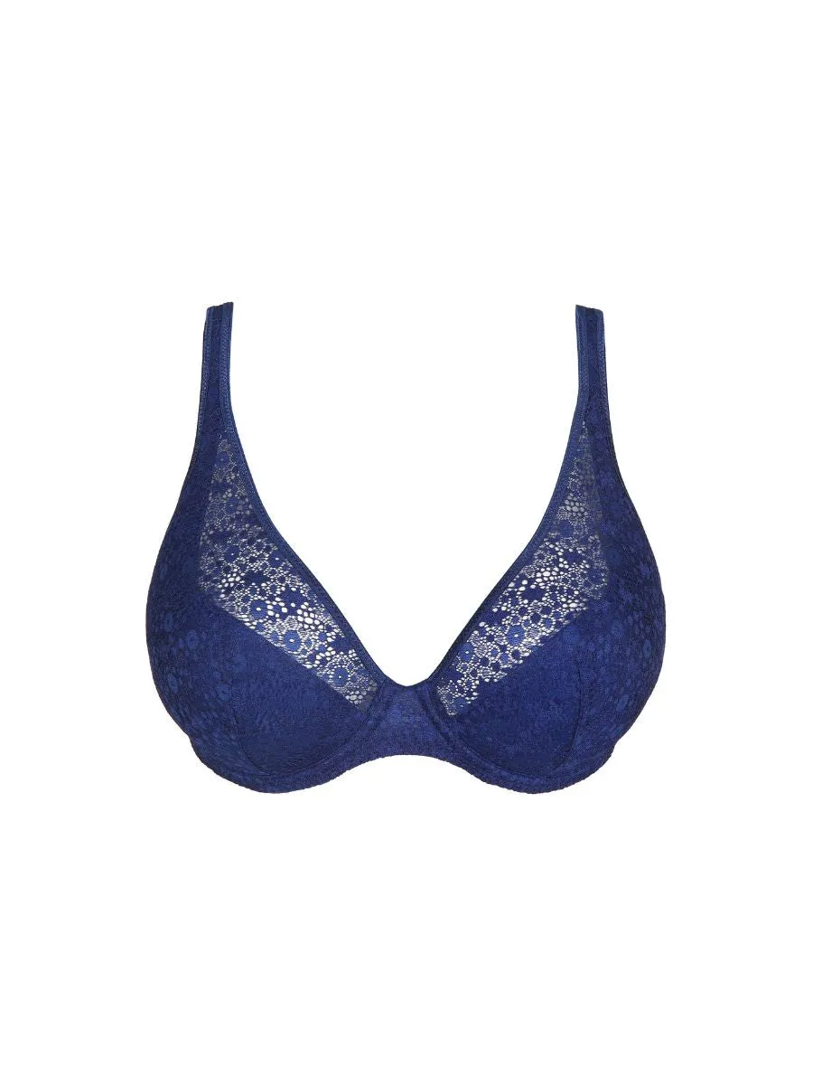 Epirus Half Padded Plunge Bra - Royal