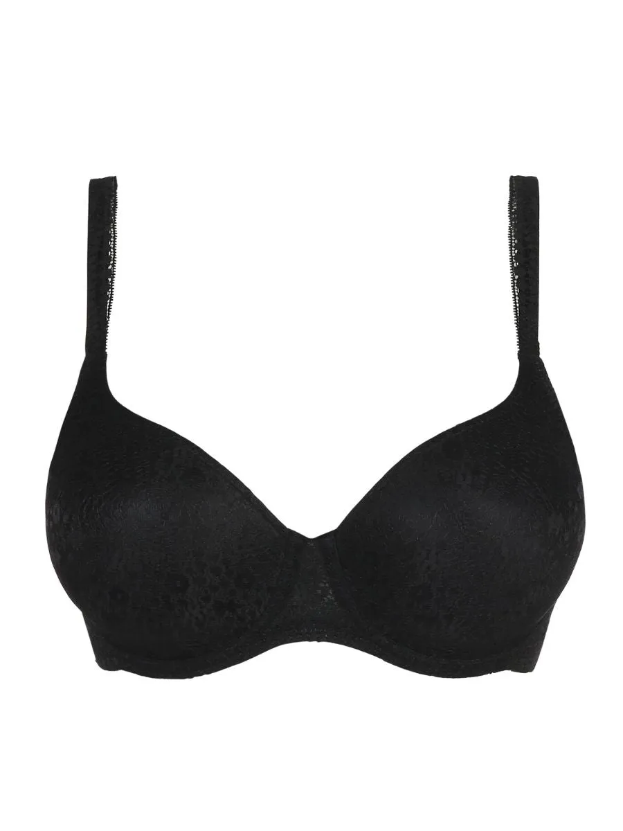 Epirus Padded Heartshape Bra - Black