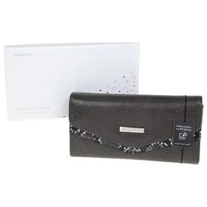 Equilibrium 10cm Grey Two Tone Indent Purse
