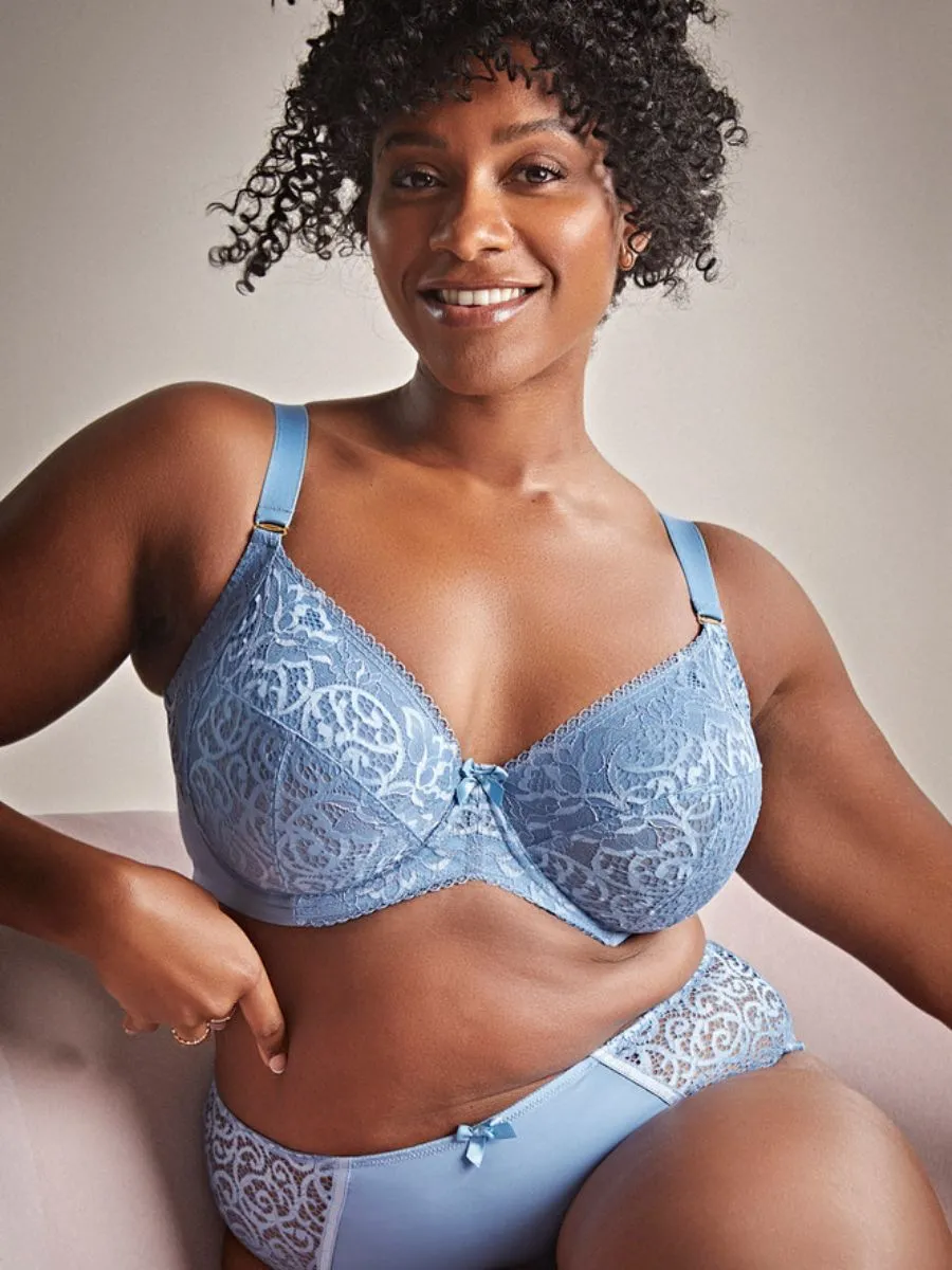 Estel Plunge Bra - Dusk Blue