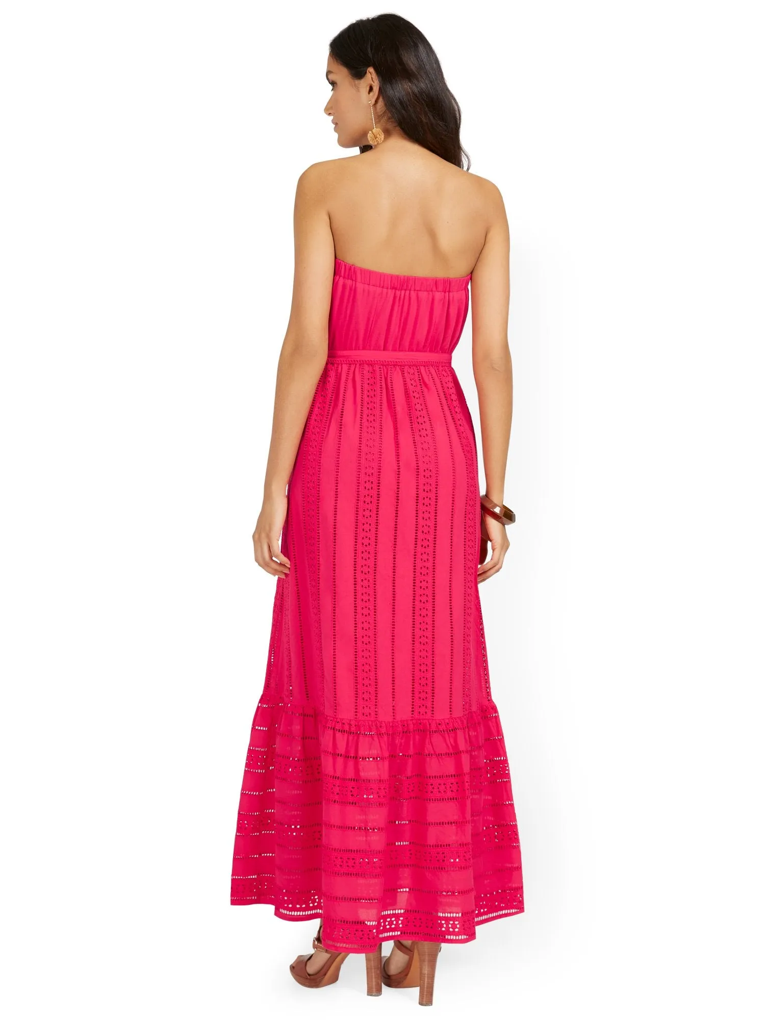 Eyelet Maxi Dress