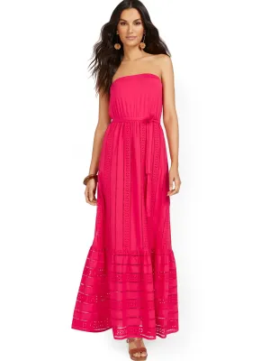 Eyelet Maxi Dress