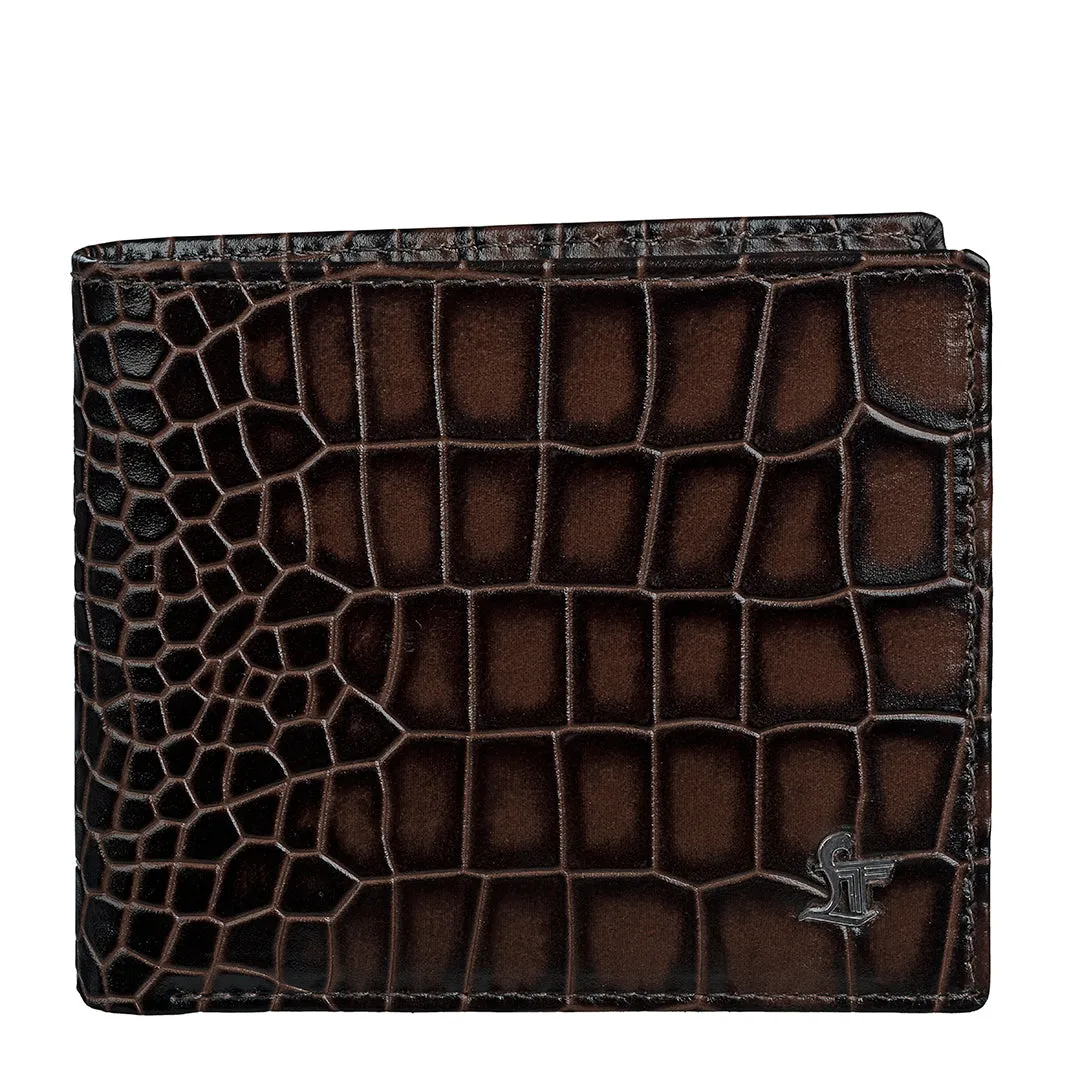 Fab IV Wallet & Tech Kit  | Combo Gift for Men | Gift Set | Genuine Leather Wallet | Leather Tech Kit | Color: Brown