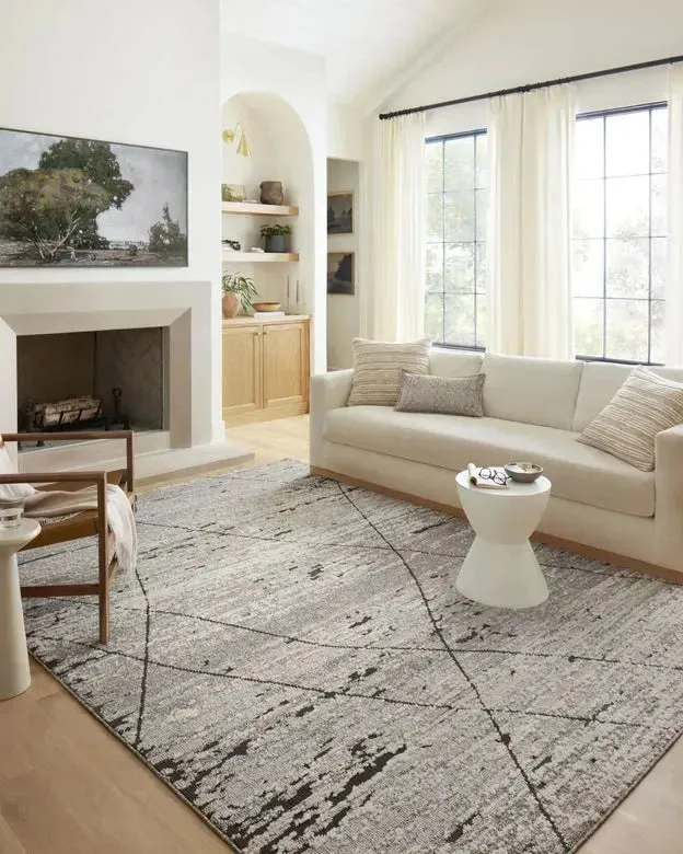 Fabian FAB-04 Grey/Charcoal Rug