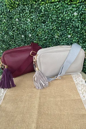 Faux Leather Crossbody Purse