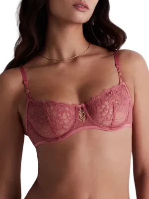 Feeling Myself Half Cup Bra - Rosewood