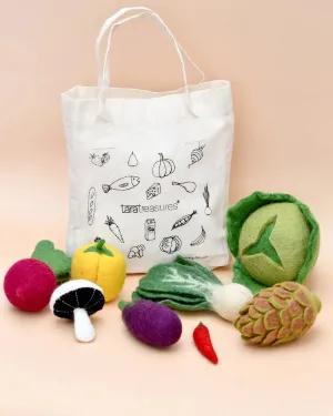 Felt Food Groups Play Food, Vegetables