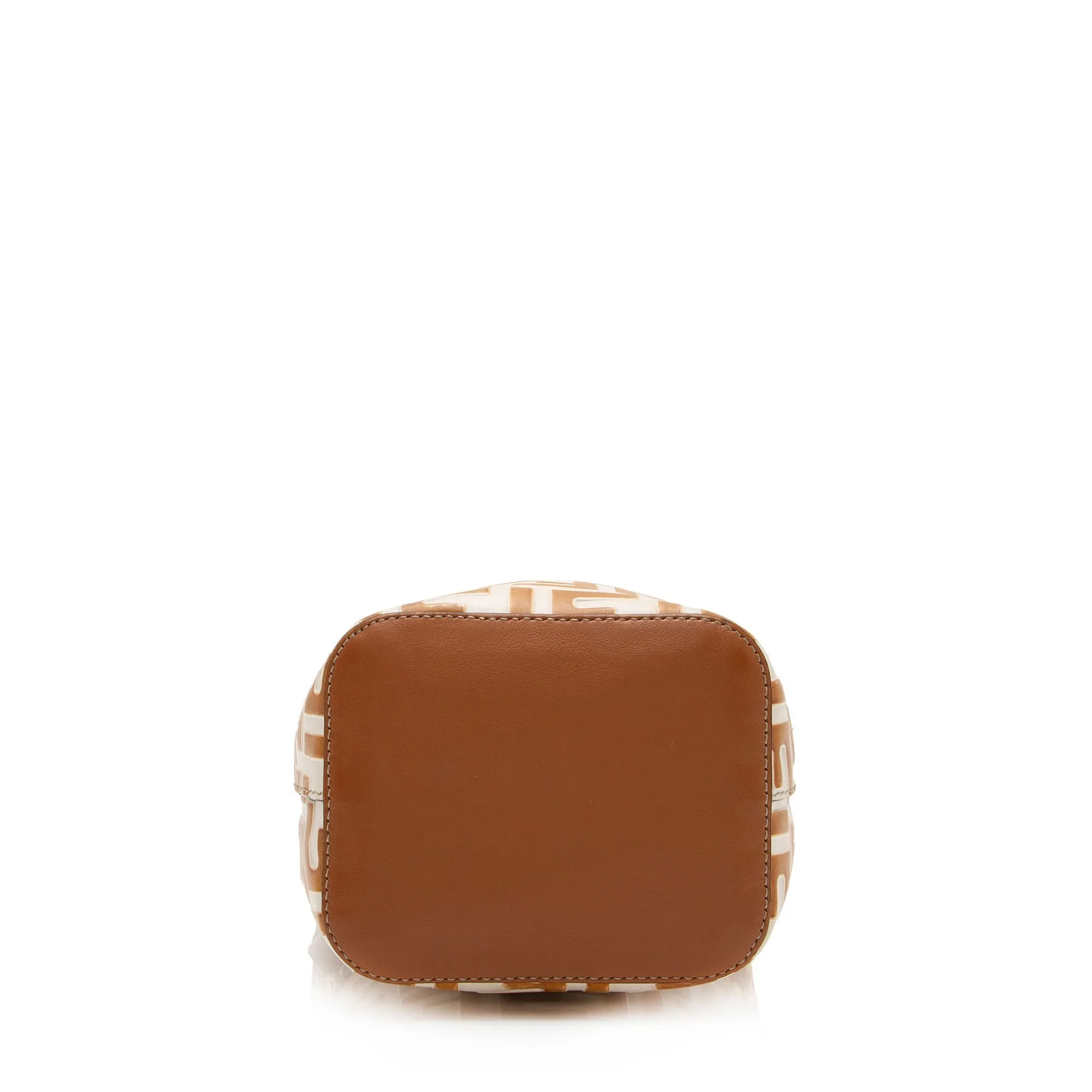 Fendi FF Embossed Calfskin Mon Tresor Mini Bucket Bag (SHF-ubOHeg)