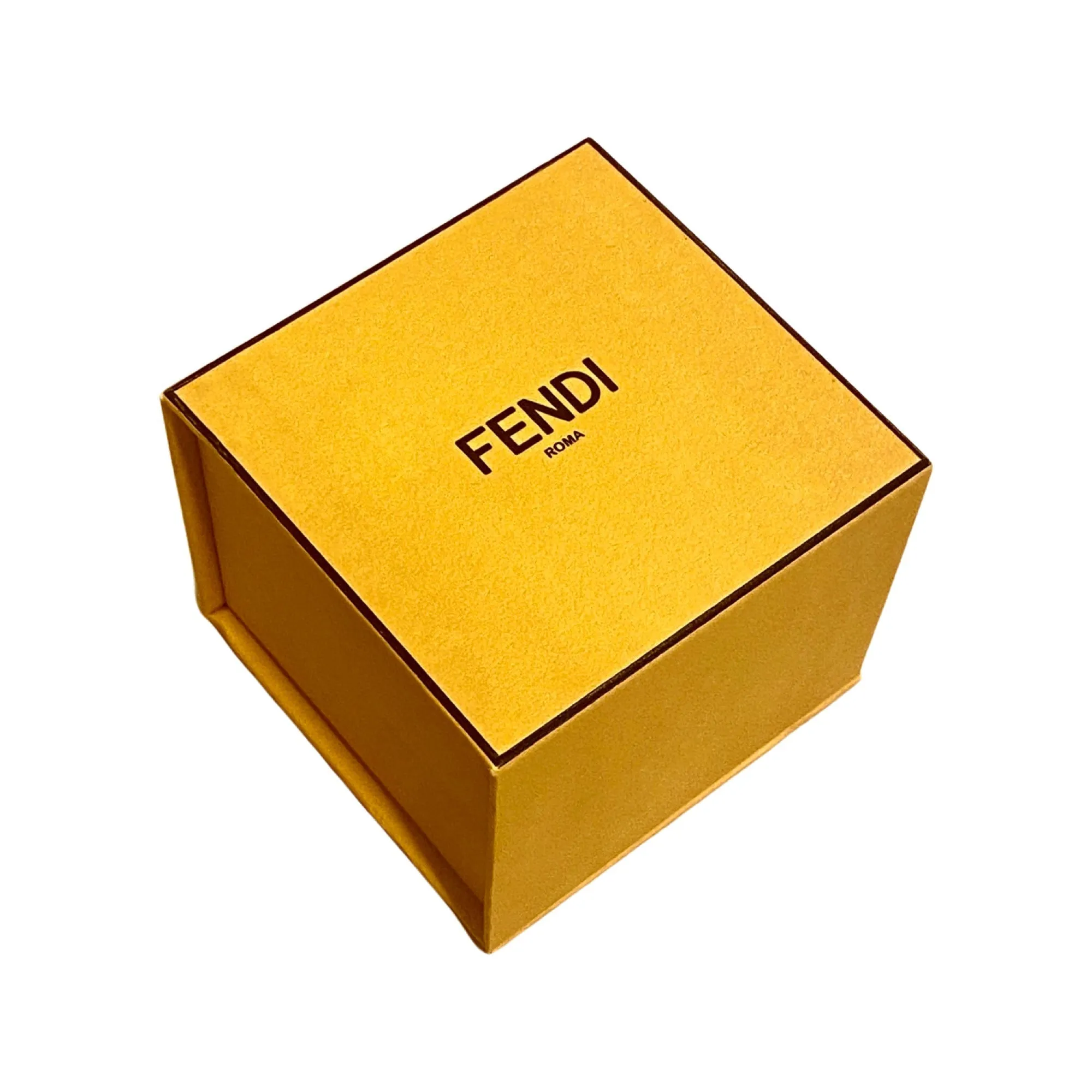 Fendi Master Key Pendant Gold Finish Metal Large Fashion Ring