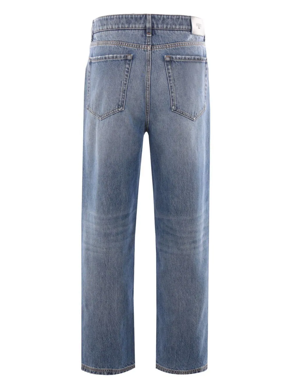 FF PLAQUE STRAIGHT LEG LONG JEANS