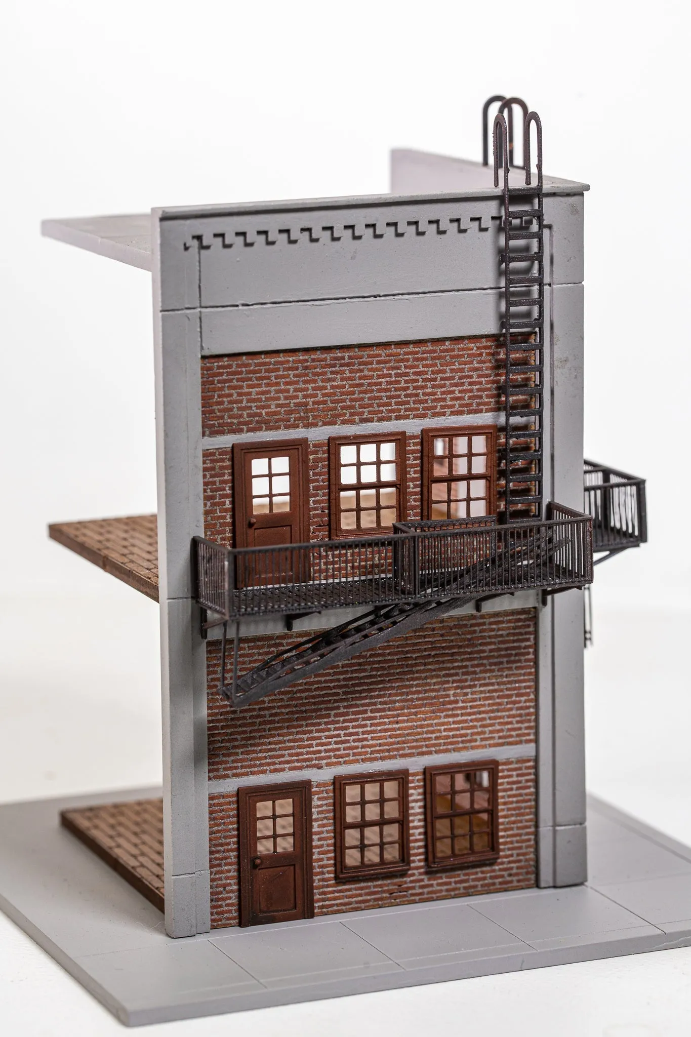 Fire Escape Landing Railing - Half Panel Width