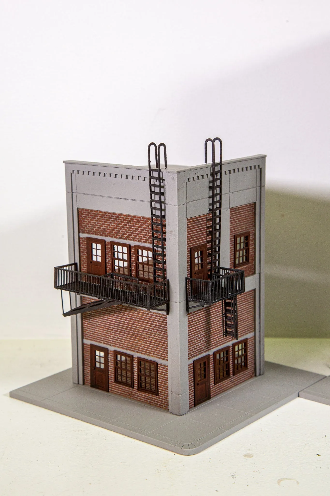 Fire Escape Landing Railing - Half Panel Width