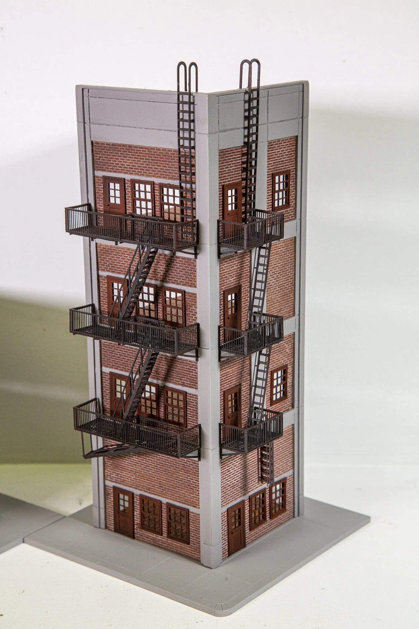 Fire Escape Landing Railing - Half Panel Width