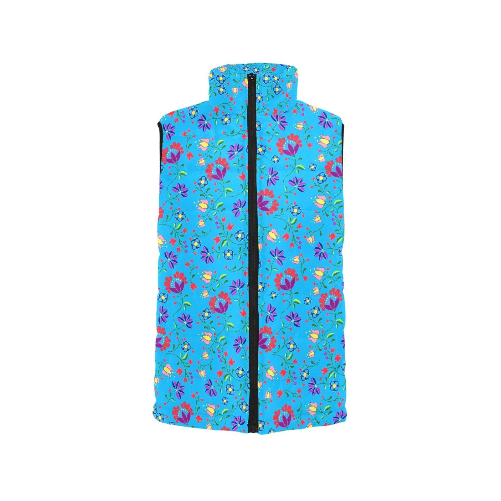 Fleur Indigine Ciel Men's Padded Vest Jacket