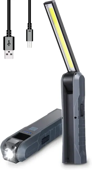 Foldable Magnetic Rechargeable 800 Lumens LED Mechanic Work Light