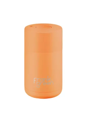 Frank Green Ceramic Reusable Cup 12oz/355ml - Neon Orange