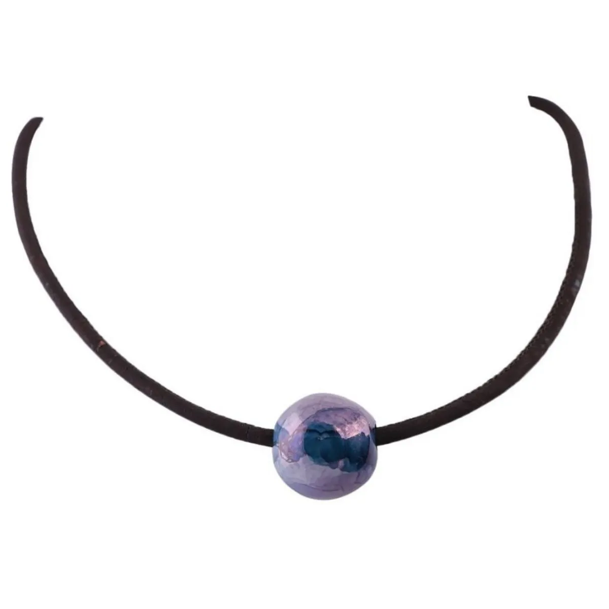GAIA Cork and Ceramic Necklace