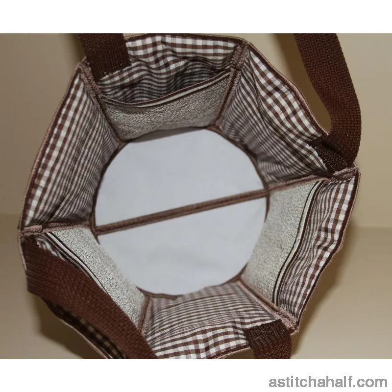 George and Martha Fuzzy Bucket Tote