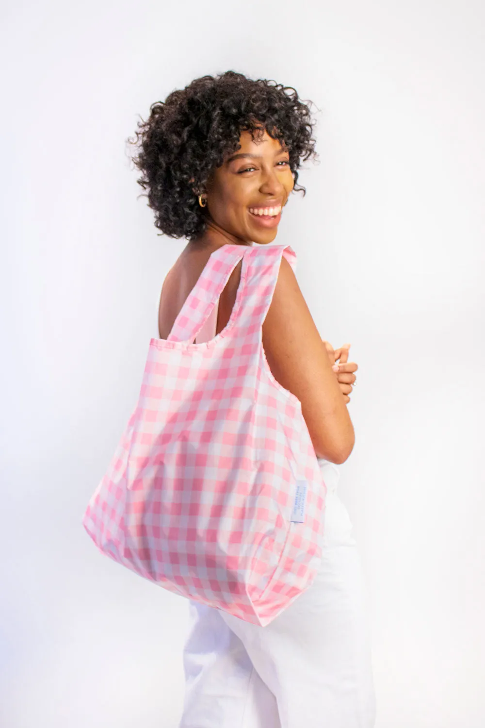 Gingham Bubblegum Pink | Medium