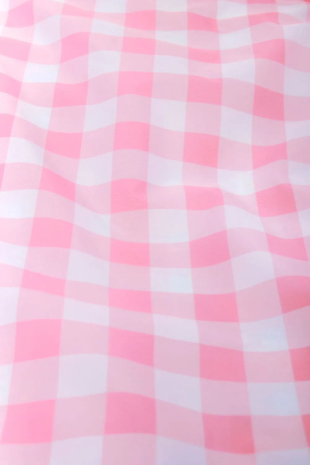 Gingham Bubblegum Pink | Medium