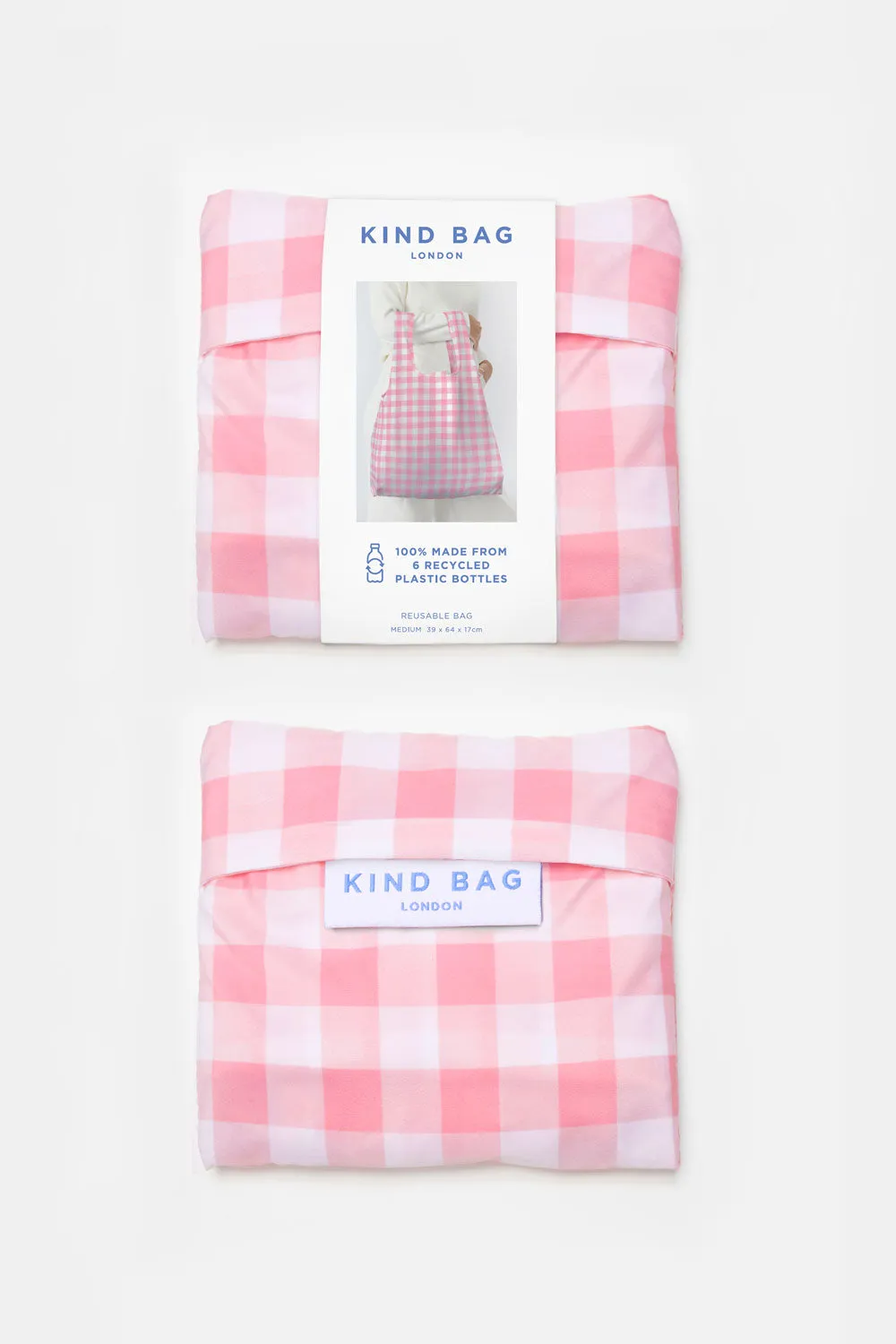 Gingham Bubblegum Pink | Medium