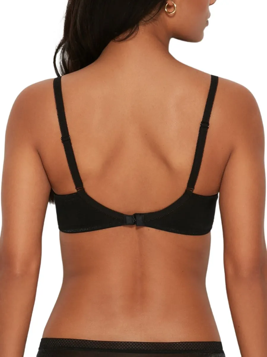 Glossies High Apex Padded Bra - Black