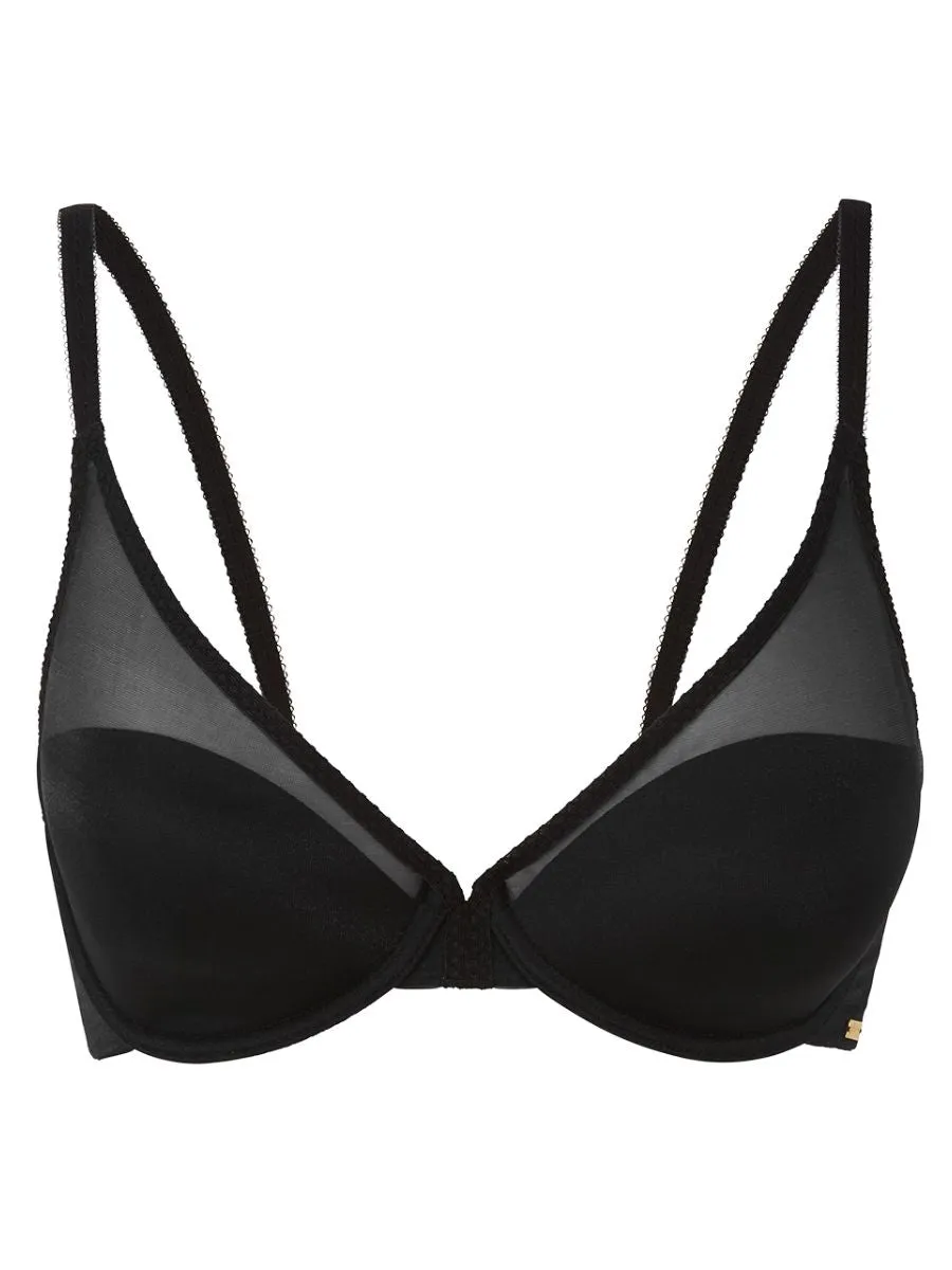 Glossies High Apex Padded Bra - Black